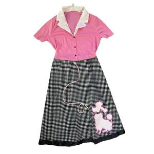 Women's size medium 6-8 50's Sock Hop Dress